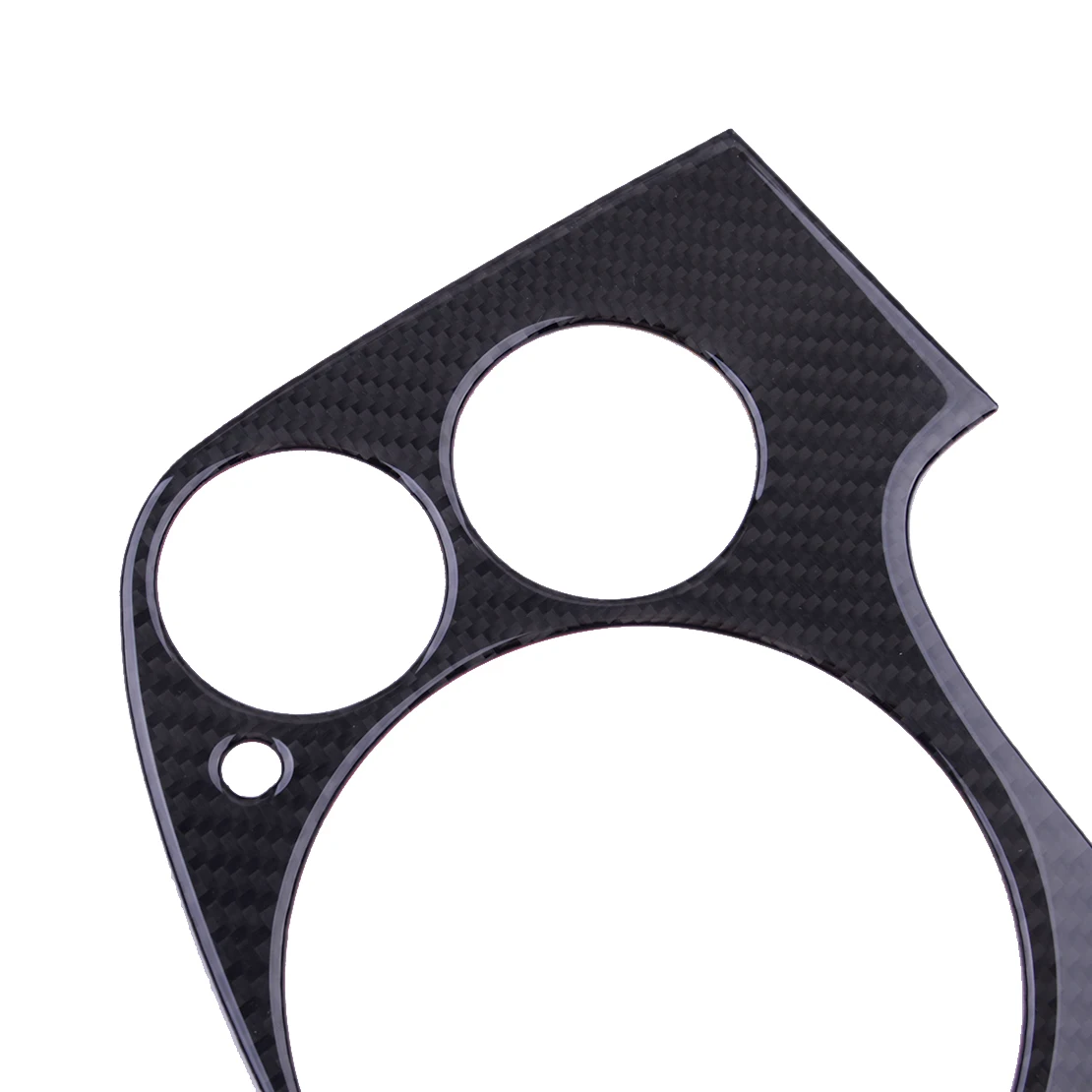Dashboard Speedometer Cover Trim Fit for Chevrolet Tahoe Suburban Avalanche Silverado GMC Sierra 2007-2013 Black Carbon Fiber