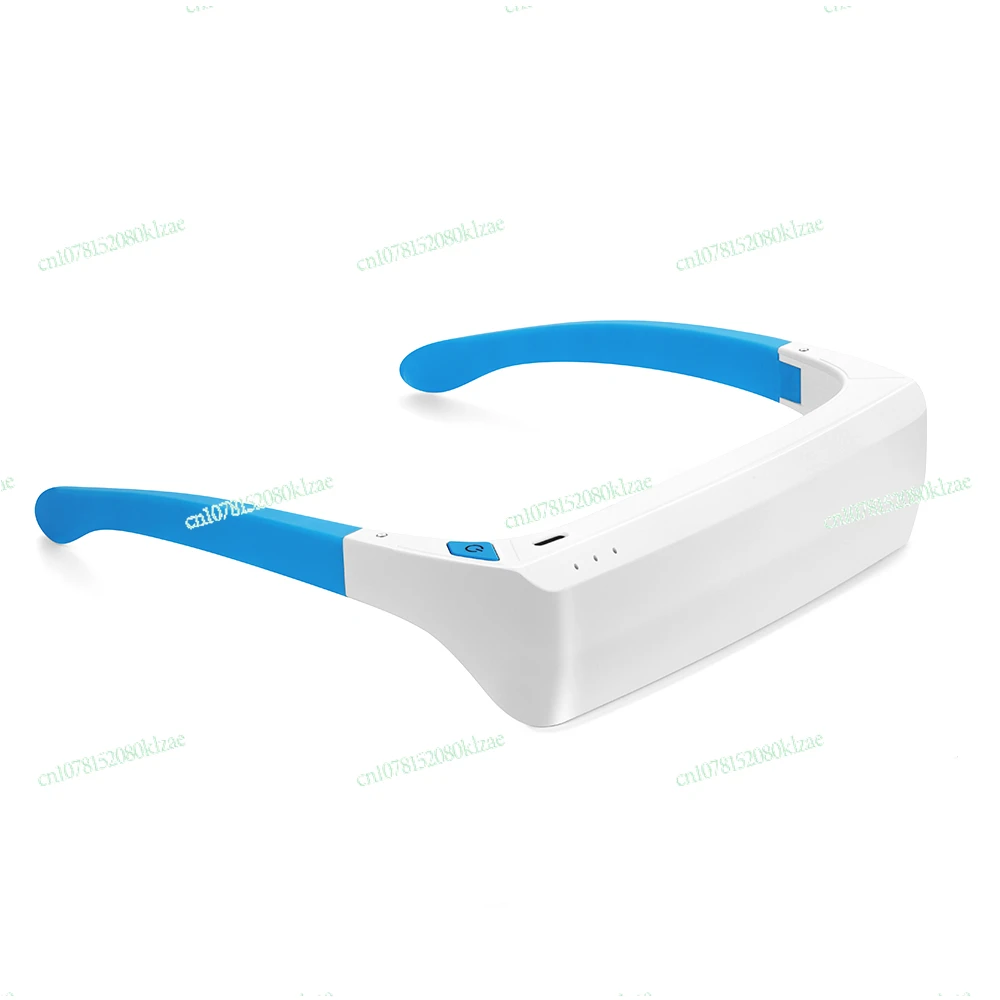 

Blue Light Wearable Built-in Battery Led Light Anti Motion Sickness Medical Therapy Glasses Phototherapy Glasses