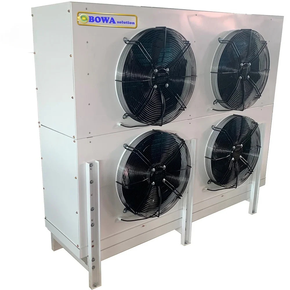 LYX 70sqm low temperature air cooler matches 12HP condensing unit to consist of complete freezer equipments to cool food stuff