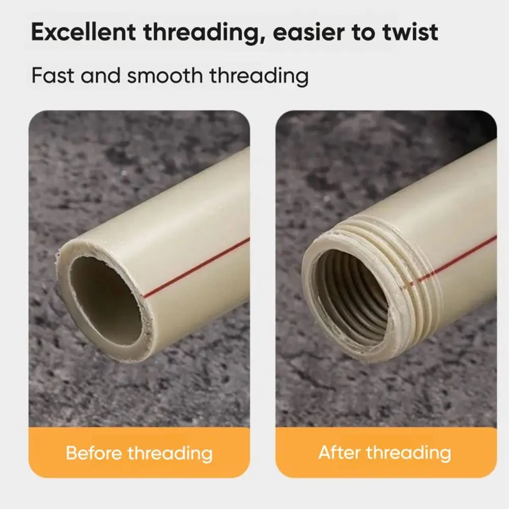 4/6 Points Water Pipe Thread Opener Inside and Outside Together Waterpipe Tapping Tool Water Pipe Electric Drill Universal