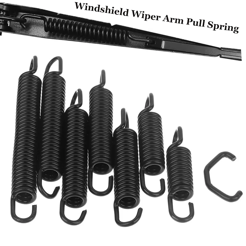 1-Piece Windshield Wiper Arm Spring, Replacement Tension Pull Spring for Wiper Blade Pressure Repair