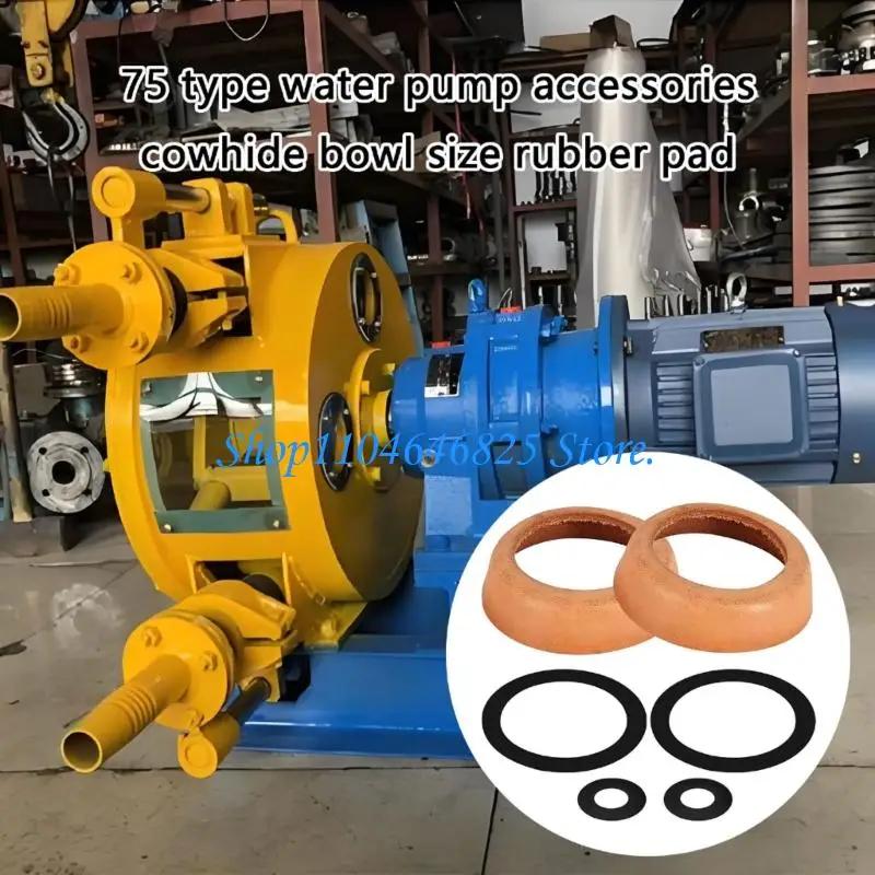 Manual Water Pump Service with 2 Cup Seals and Size Chart Guide