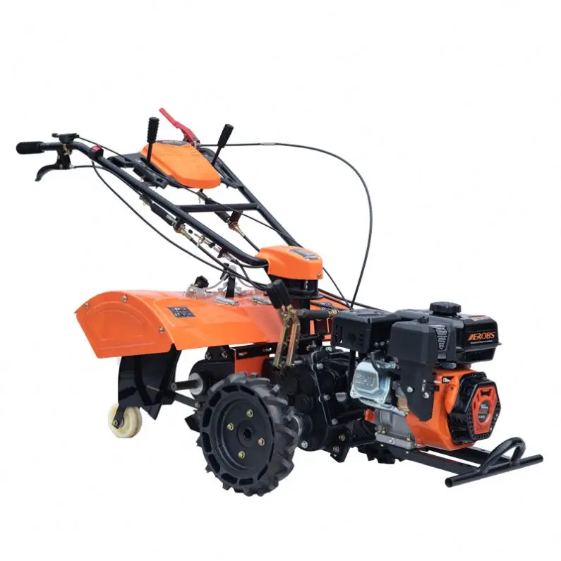 Micro Manual Farm Machine Motoculteur Mini Tiller Rotary Field Management Cultivator te koop