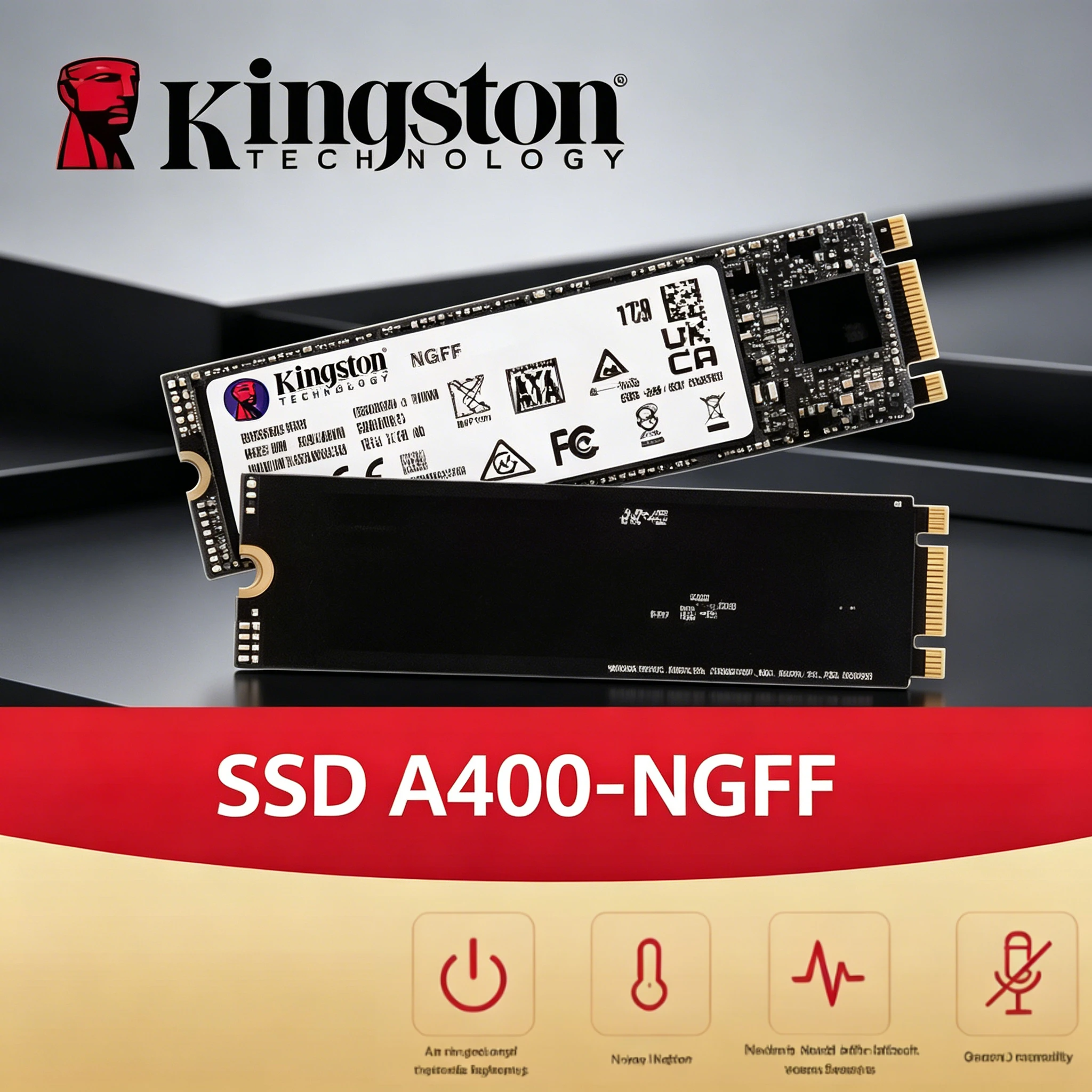 

Kingston A400-NGFF SSD M.2 2280 Internal Solid State Drives 2TB 1TB 480G 240G 120G M.2 SSDs SATA Hard Disk for Laptop Desktop PC