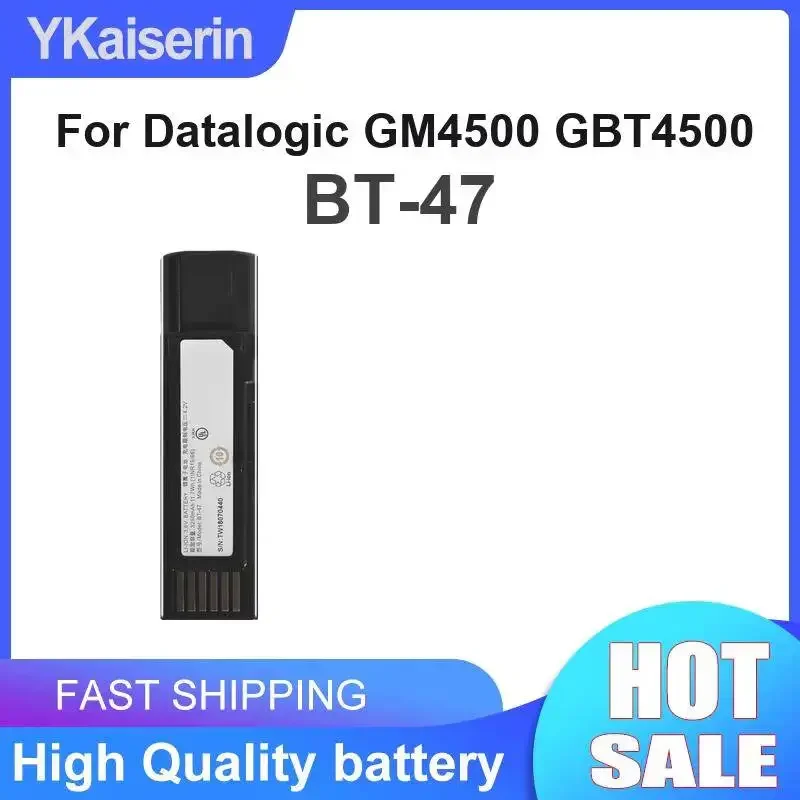 Battery For Datalogic GM4500 GBT4500 Handheld Barcode Scanner Reliable Replacement 3250mAh High-Capacity BT-47