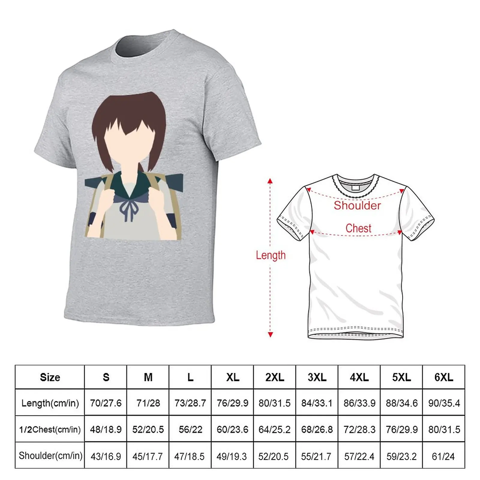 Fubuki (Kantai Collection / Kancolle) T-Shirt oversized plain Men's t shirts