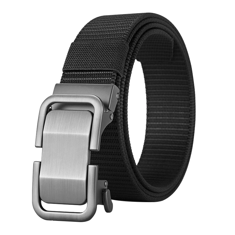 

Quality Men Belt Double Sided Color Canvas Automatic Buckle Men's Belts Business Casual Pants Versatile Belts Youth Canvas Belts