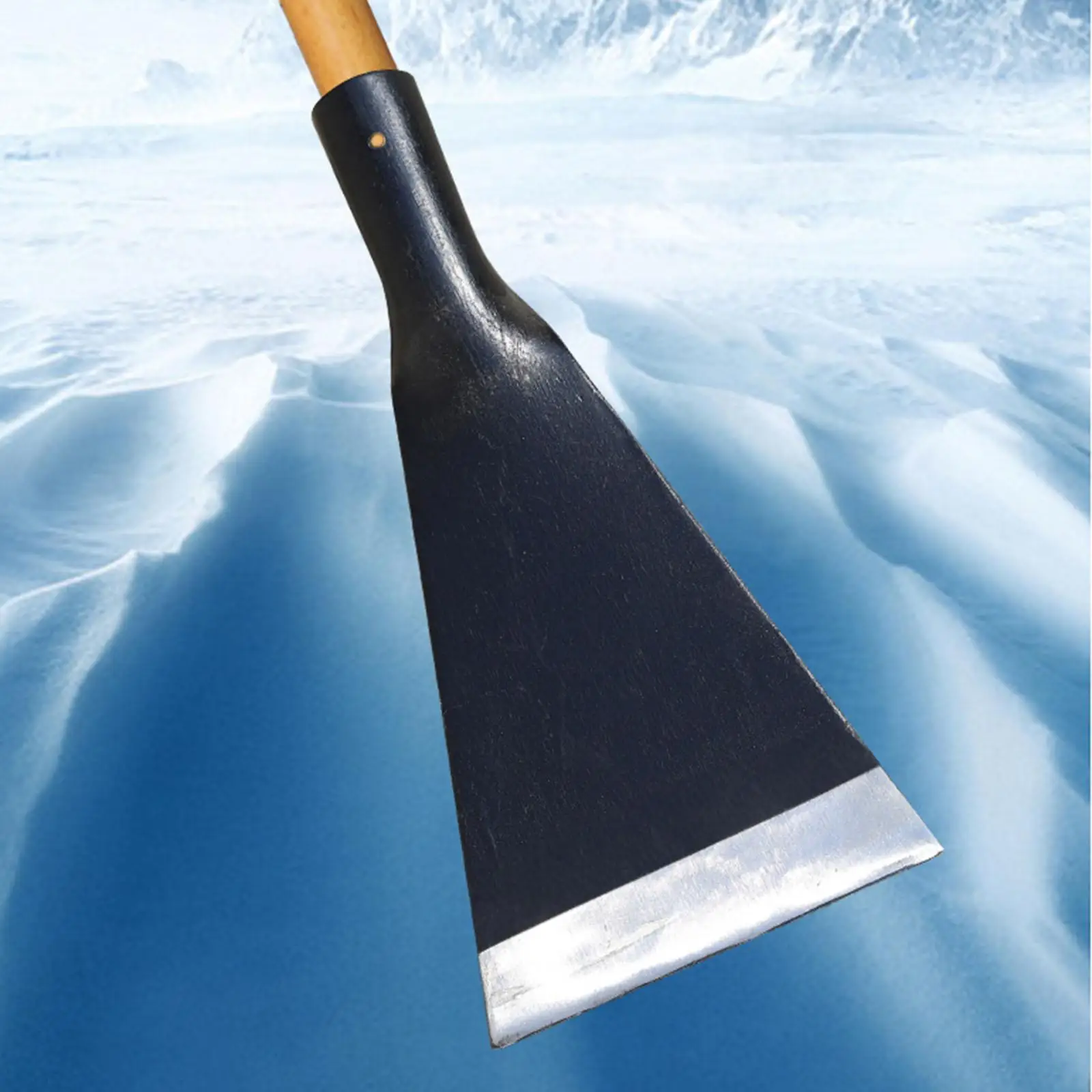 Ice Scraper Smooth Surface Heavy Duty Multi Purpose Garden Cleaning Scraper Ice Removal Tool Snow Shovel for Paths Walkway Farms