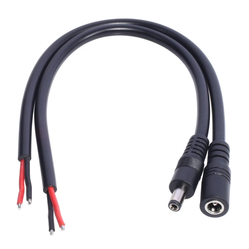 

5.5mmx2.1mm Power Supply Cord DC5521 Power Pigtail Cable Short Connector Wire for Mobile Hard Disk Box Electric Piano