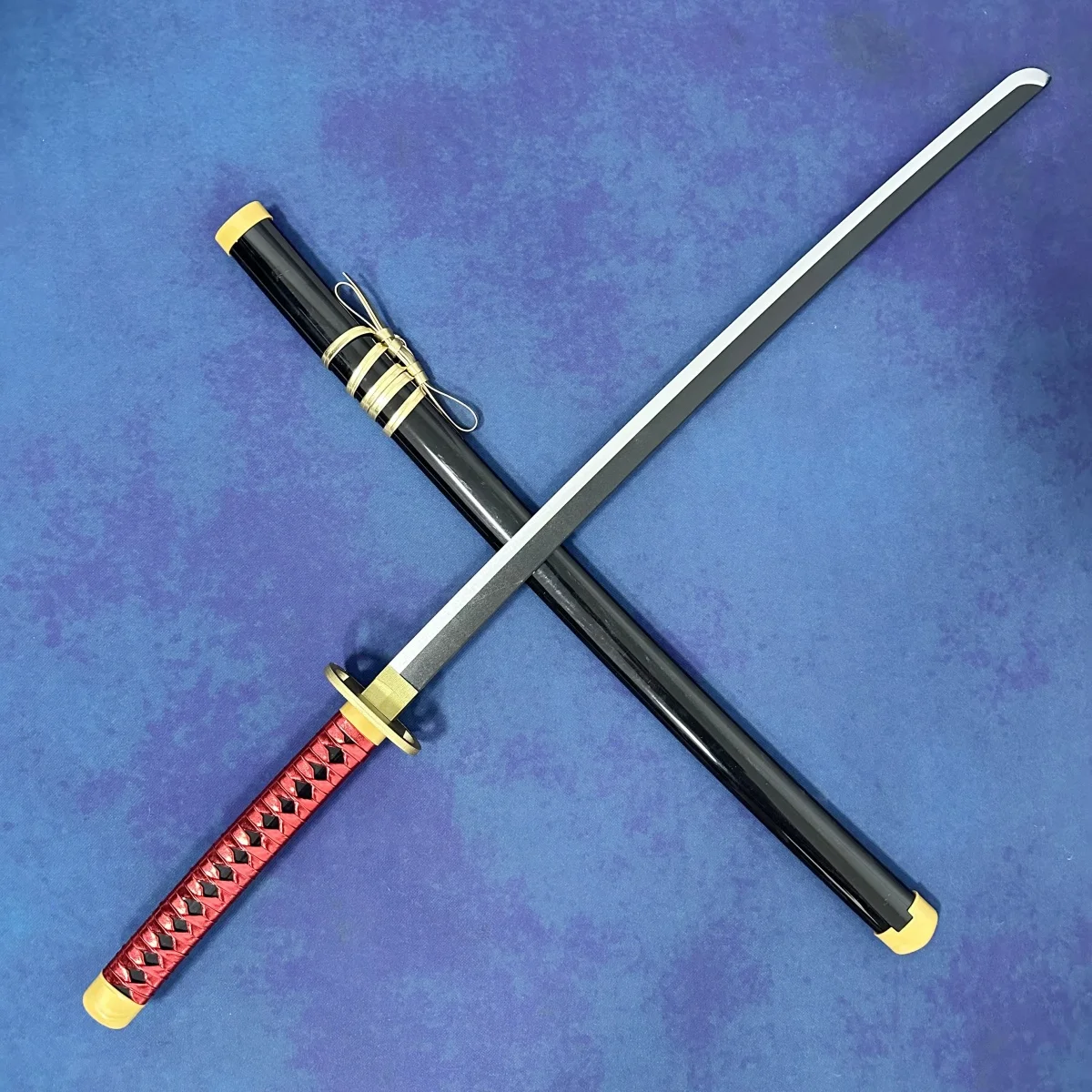 40inch Okkotsu Yuta Katana Real Size Katana Samurai Jujutsu Kaisen Wooden Ninja Knife Sabre Unsharp Anime Cosplay Prop Toy Gift
