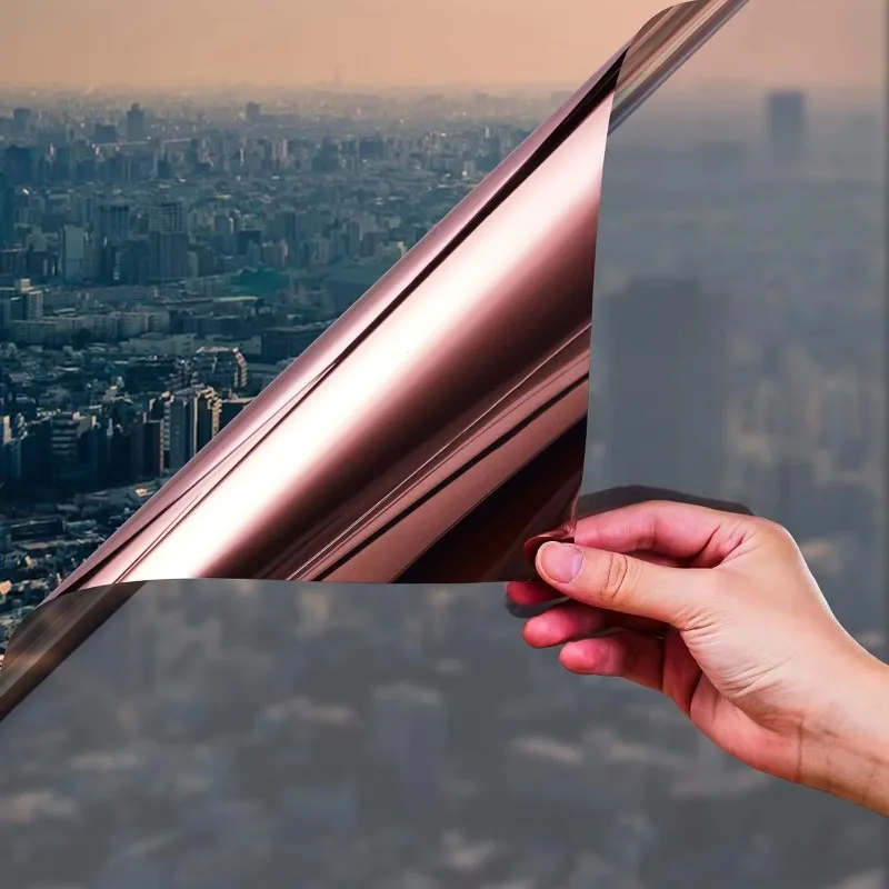 Hot Sale Self-Adhesive Coloring Film One-way Mirror Reflective Glass Foil One-way Visual Home Window Film