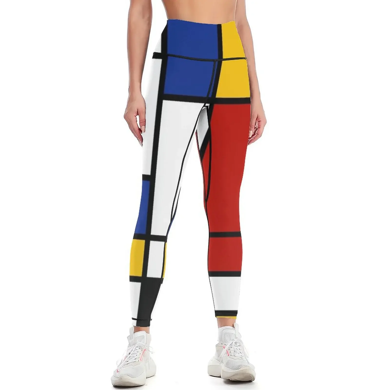 

De Stijl #2 (Mondrian Inspired) Leggings for physical sports for push up exercise clothing for sporty woman gym Womens Leggings