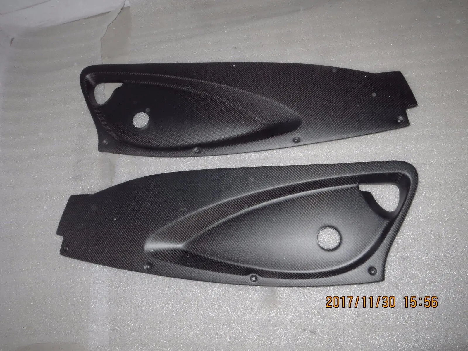 Matte Carbon fiber door panels Doorblades inner cards fit Lotus Exige Elise S2