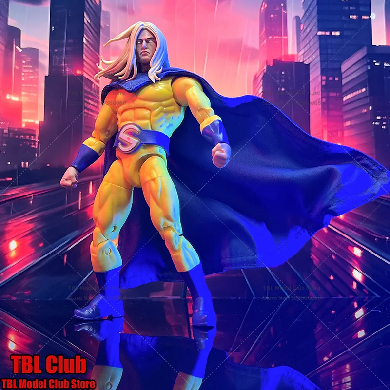 

In Stock 1/12 Scale Male Clothes Blue Cloak Robert Golden Guardian of Goodwill For ml HB 6-inch Action Figure Soldier Scene