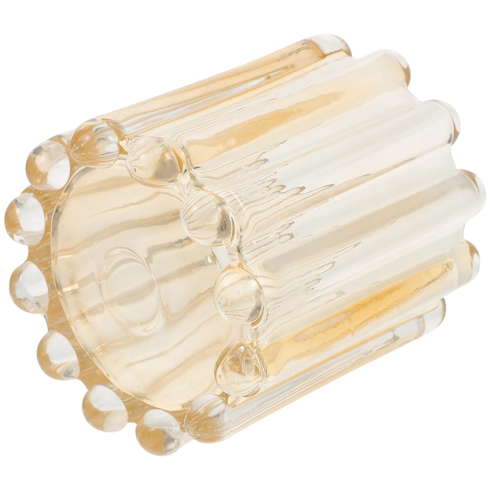 

Stylish Thickened Glass Makeup Brush Container Large Capacity Brush Holder for Vanity Desk Organizer Pencil Pen Holder Makeup