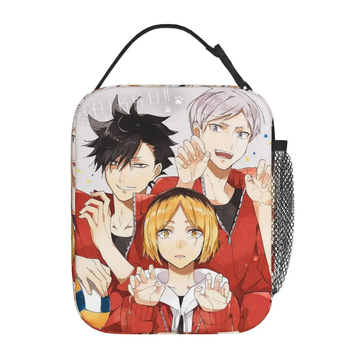 

Haikyuu Kenma Kozume Insulated Lunch Bags Large Japanese Anime Reusable Thermal Bag Lunch Box Tote Work Travel Food Storage Bags
