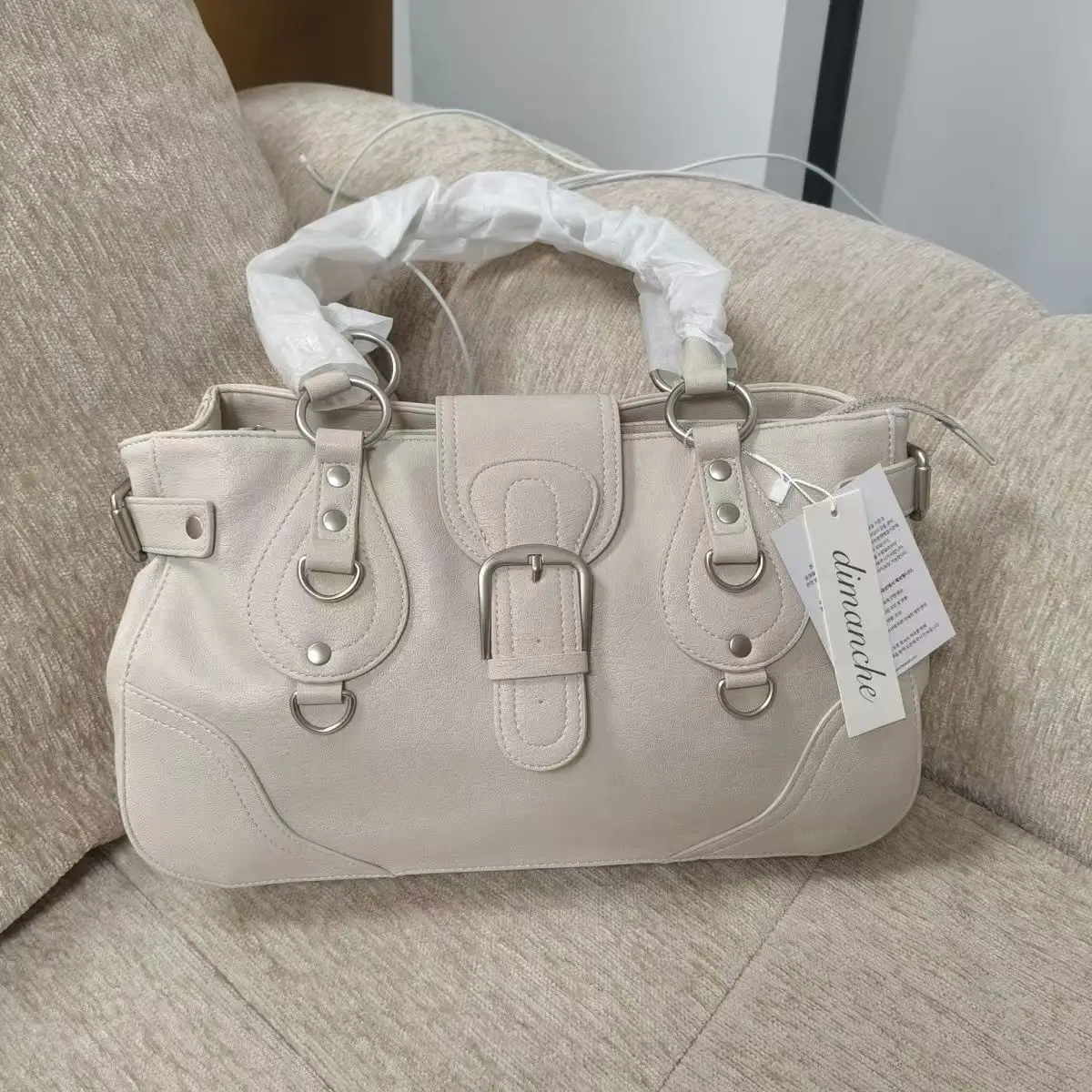 korean-dimanche-retro-motorcycle-bag-stylish-commute-crossbody-handbag-for-women-large-capacity-shoulder-bag