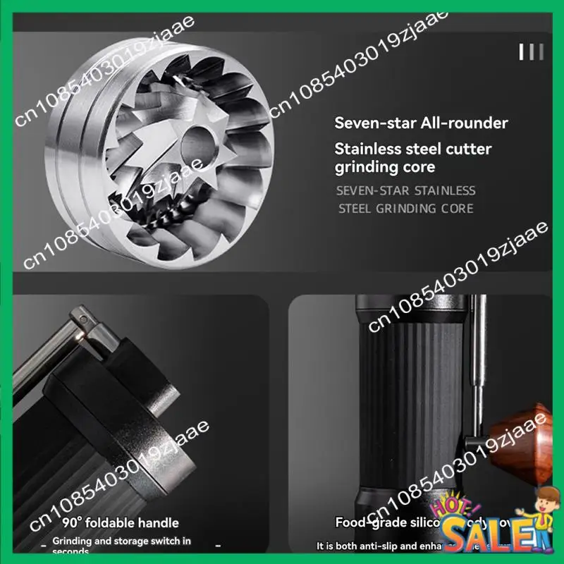 New Arrival Manual Coffee Grinder 7 Star Grinder Manual For Espresso, French Press, Pour Over A