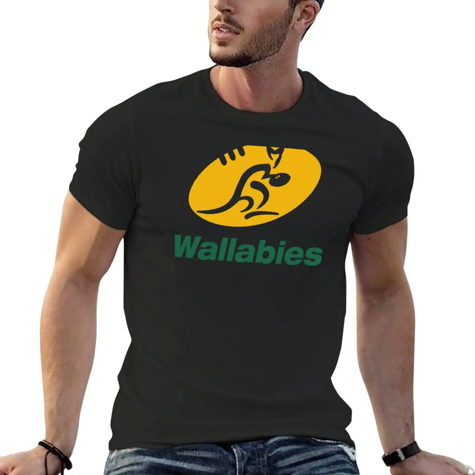 Wallabies Rugby Fans T-Shirt shirts graphic tees oversized cute clothes heavy weight t shirts for men