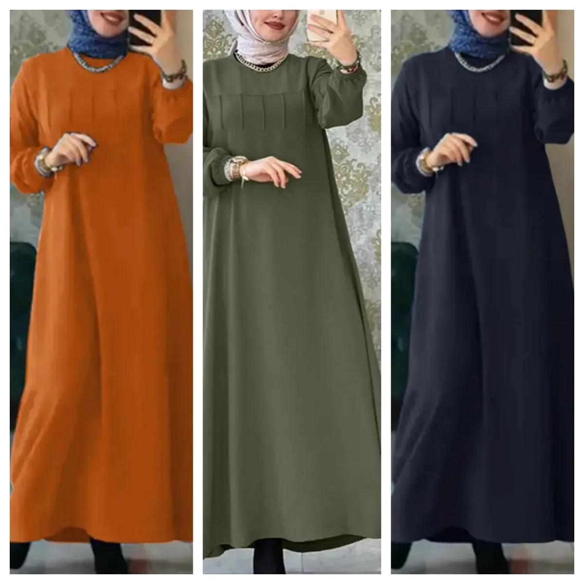 Mubarek Long Skirt Spring Muslim Long Sun Skirt Robe Kaftan Vestido Islamic Clothing