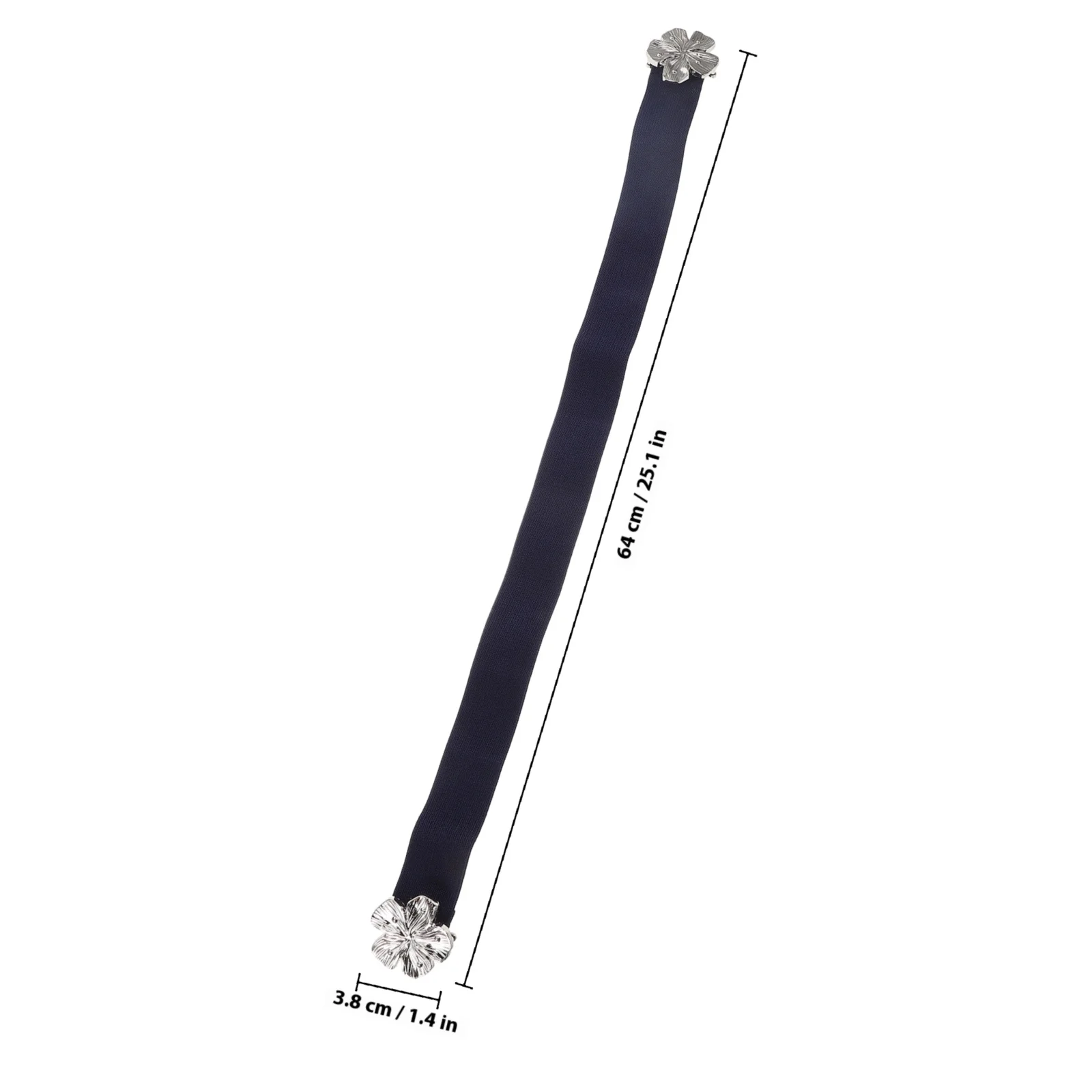 2 قطع المرأة مرونة الخصر بسط حزام عريض مع مشبك الأزهار لفساتين قابل للتعديل خمر البوهيمي نمط حزام للحزب