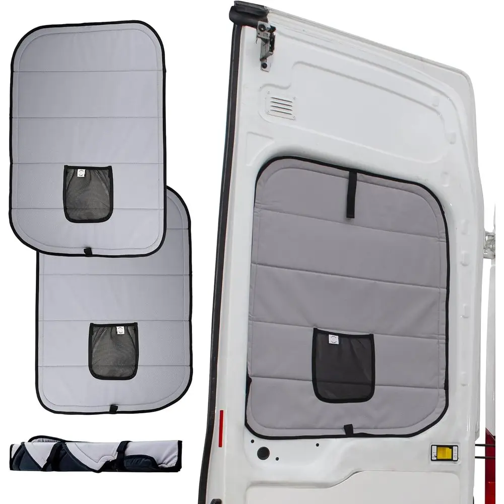 

Накладки на окна заднего двери для Ford Transit 2015-Current цельнометаллическая дверь (пара). Essentials и аксессуары для кемперов Van Life