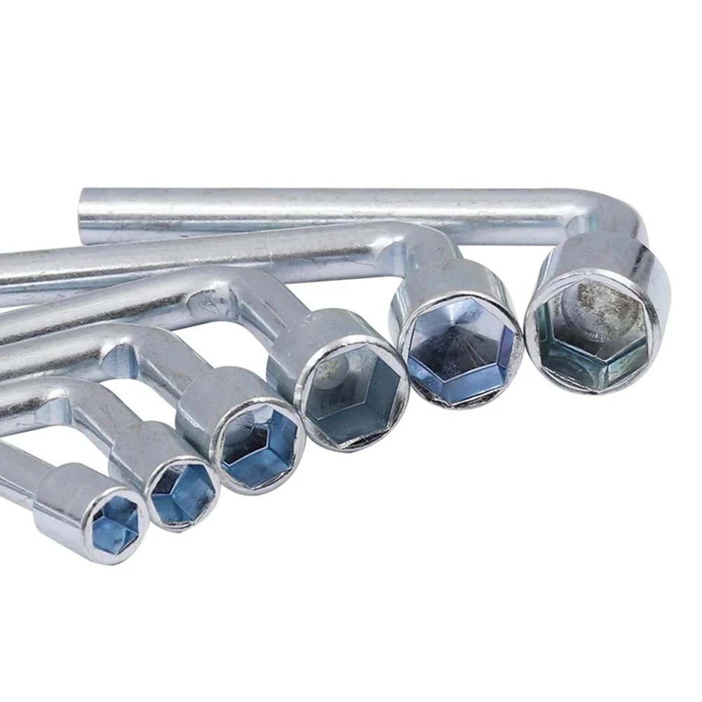 1Pc L-Shaped Socket Wrench Hexagonal Wrench Multi Triangle Wrench Hex Key Plumber Socket Wrench Hand Tools 7/8/10/12/13/14mm