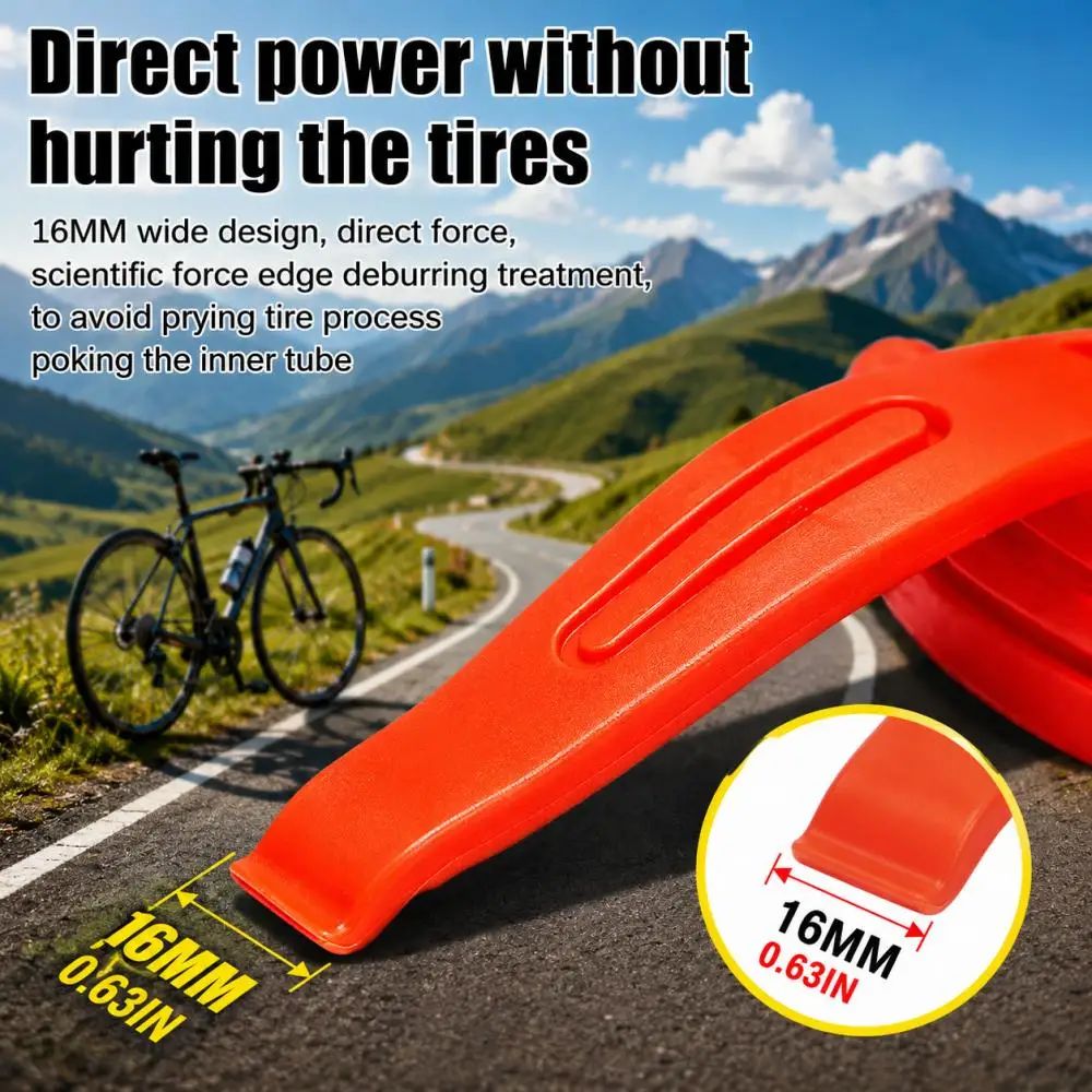 Bicycle Tyre Tire Lever Pry Bar Portable MTB Bike Tire Crowbar Removal Tool Bicycle Tire Change Rim Spoon Bicycle Accessories