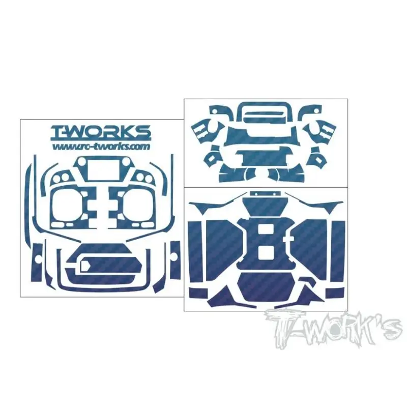 

Original T Works TS-088 3D Carbon Fiber Radio Skin Sticker ( For FUTABA T32MZ WC ) 6colors Rc Tool