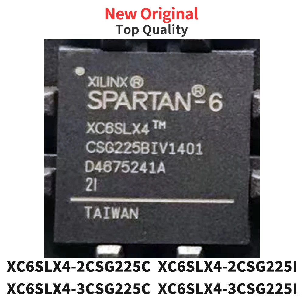 (1 Piece) XC6SLX4-2CSG225C XC6SLX4-2CSG225I XC6SLX4-3CSG225C XC6SLX4-3CSG225I BGA225 Original Progammable XC6SLX4 CSG225
