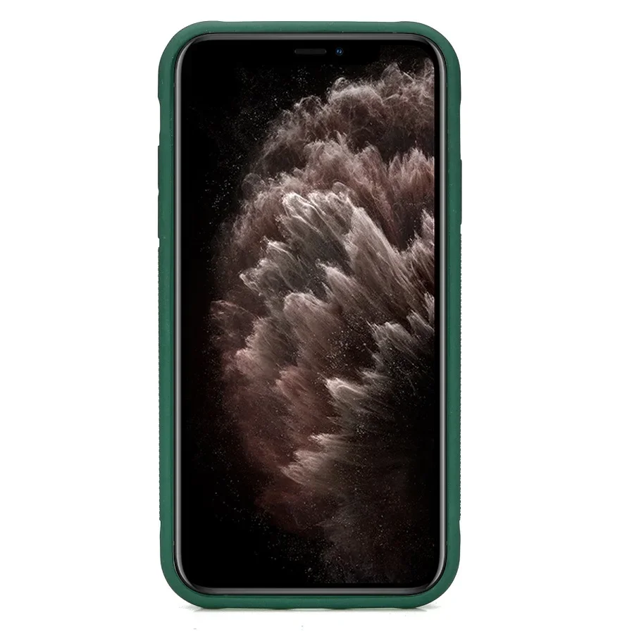 غطاء واقٍ لـ iphone 16 pro max ، جراب هاتف محمول ، قابل للطي ، لون نقي ، ملمس جلد ، غطاء واقي