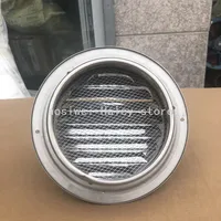 60-120mm Steel Ventilation Grill Wall Hole Cover Extractor Hood Louver Valve Exhaust Fan Pipe Heating Cooling Vent System 4