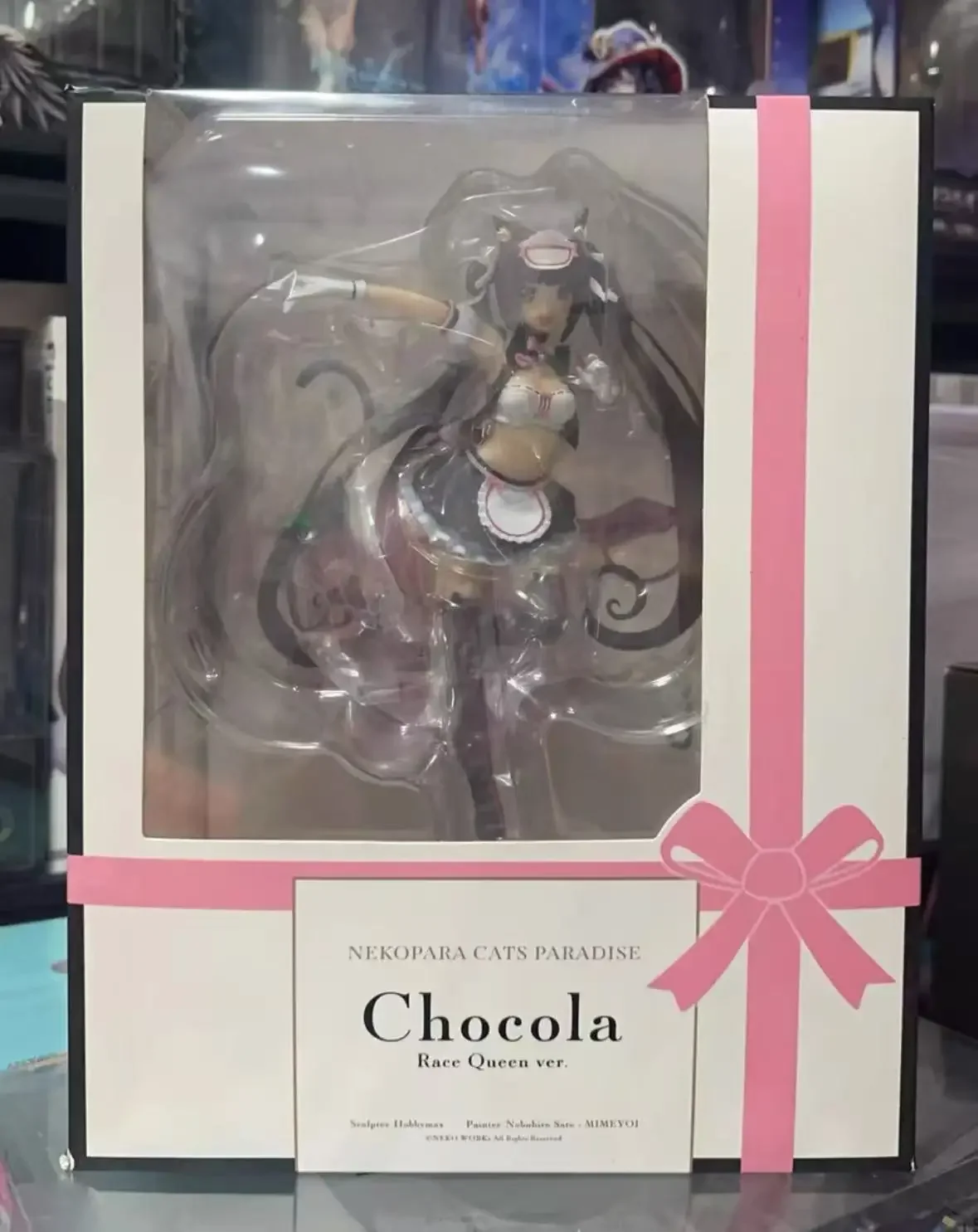 Origineel, op voorraad: HobbyMax Mimeyoi NEKOPARA Chocola & Vanilla Race Queen Ver. Animefiguur op schaal 1/7