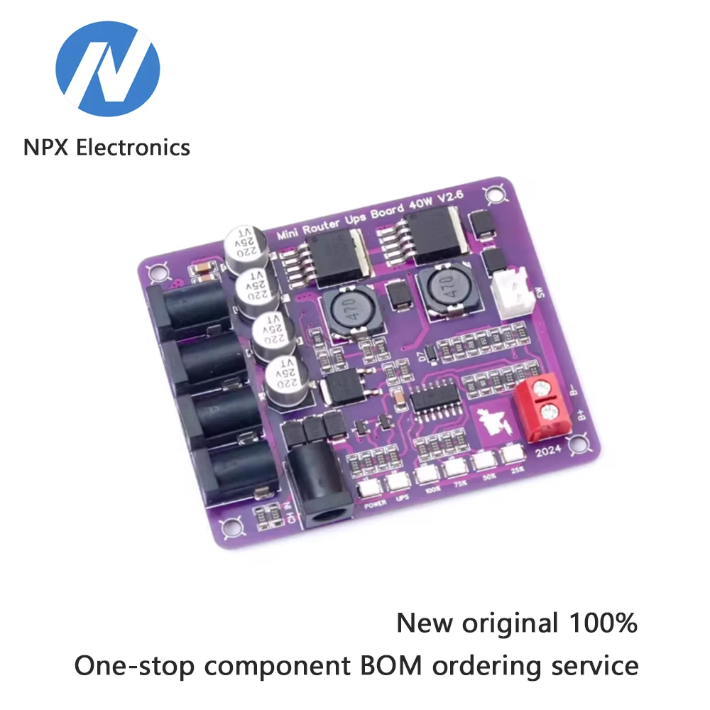 Mini Router UPS Borad 40W V2.6 Battery Charger Board 11.1V