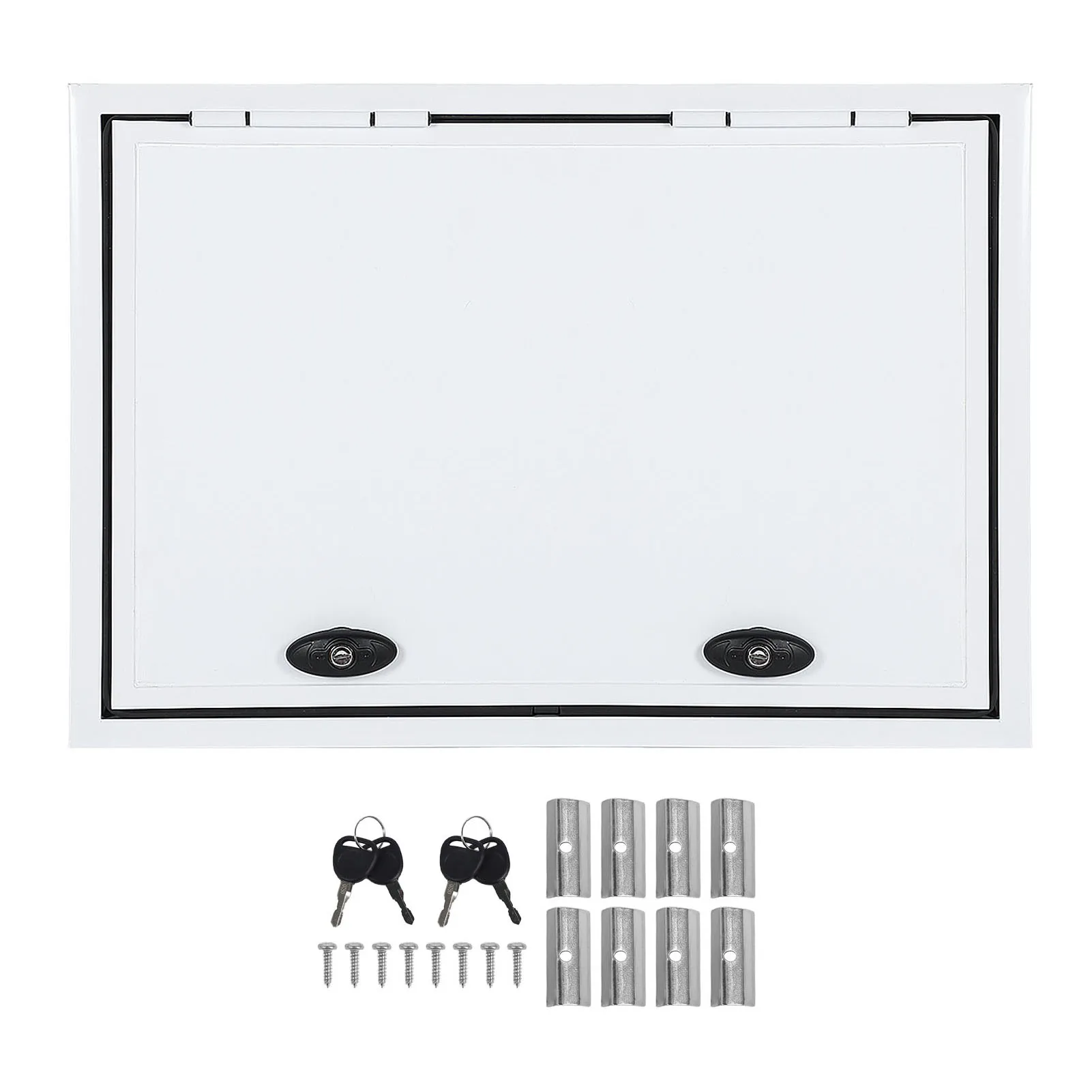 RV Cargo Compartment Access Storage Hatch Doors RV Baggage Door Aluminum Alloy High Strength UV Resistant for Camper Caravan