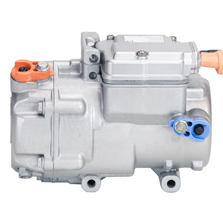 Imagen 3: Compresor de desplazamiento A/C para aire acondicionado de 24cc, 72v CC, Kit Universal de CA para coches, compresor eléctrico automotriz Universal