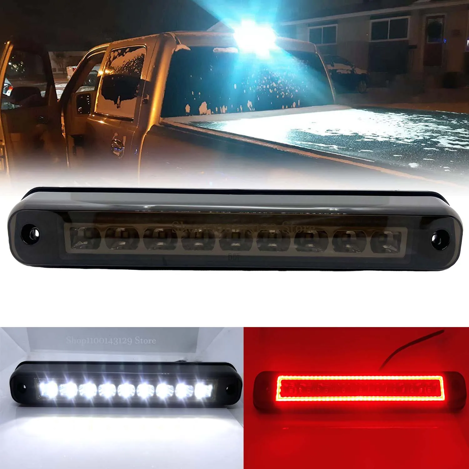 LED 3rd Cargo Car Lights High Mount Third Brake Lights For 1988 1989-1998 Chevy C10 GMC C/K C1500 C2500 3500 Pickup Tail Lamps