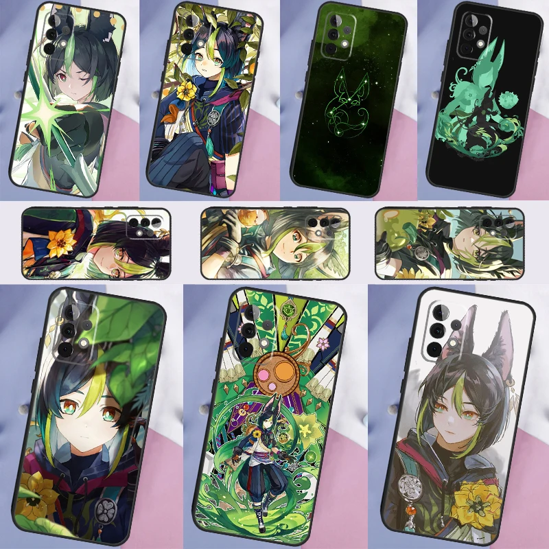 Genshin Impact Tighnari Fundas For Samsung Galaxy A54 A34 A14 A52 A32 A22 A12 A13 A23 A33 A53 A73 A51 A71 Case