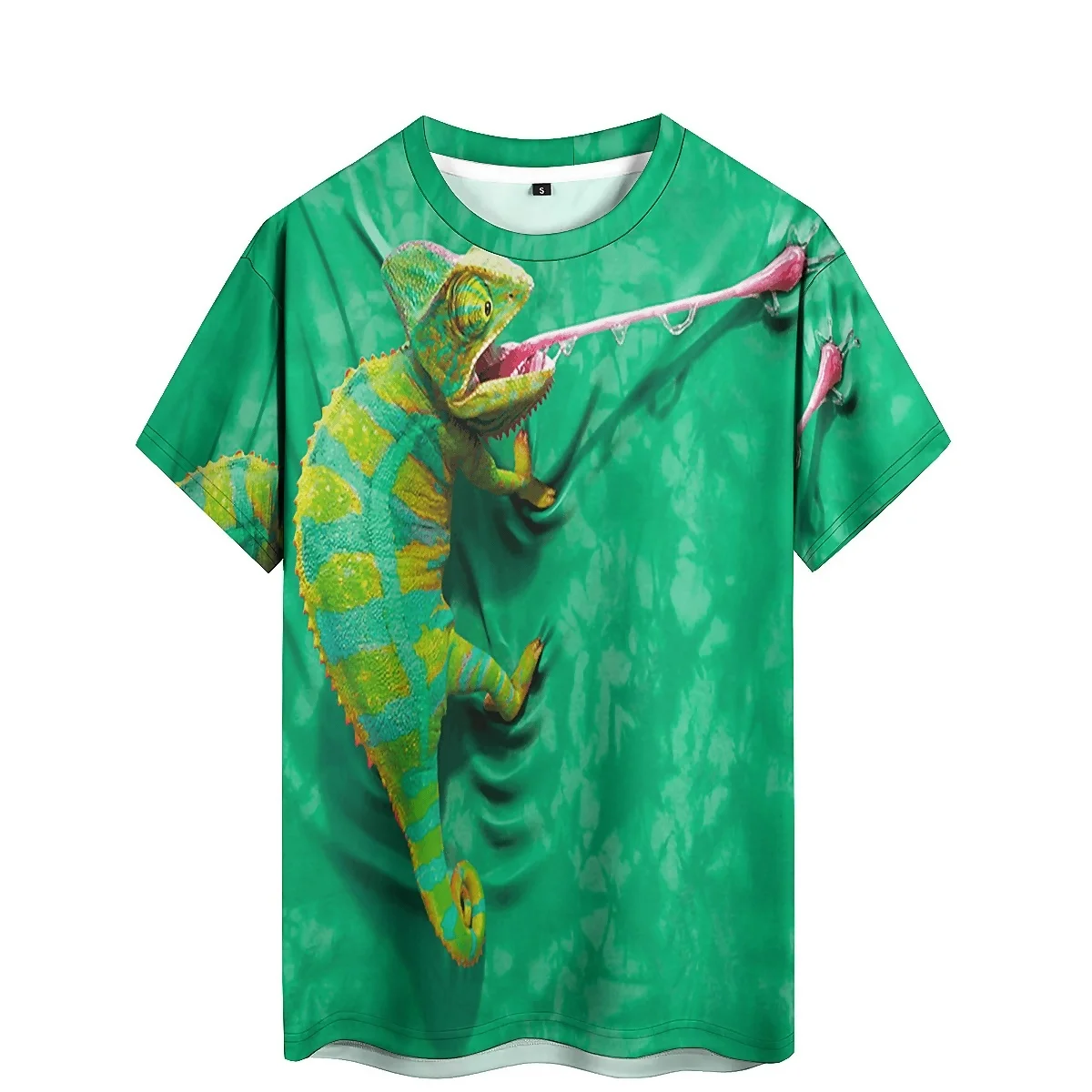 

Men's Outdoor Travel Christmas 3D Printed Short-Sleeve T-Shirt - Printed Shirt, Couple Outfit