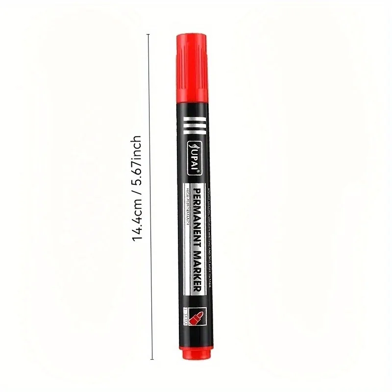 3PCS Oil-Base Pen,Thick Pen Type,Quick Drying,Waterproof,Fade Resistant,Erase Resistant,Can Be Used For Painting,Writing,Marking