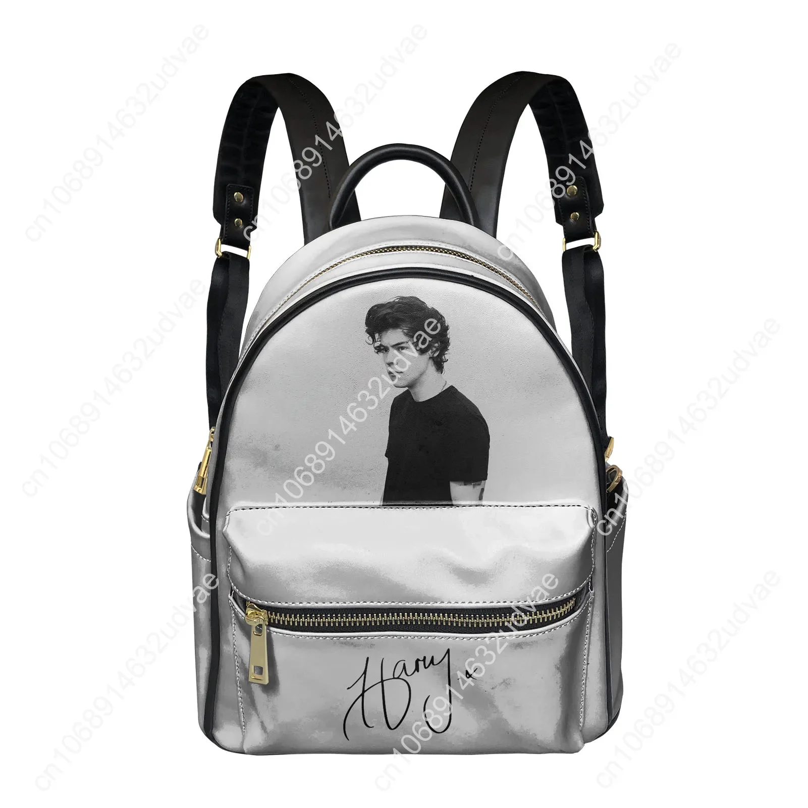 H-Harry Styles Backpack Womens Men Knapsack Personalized Text Image Double Shoulder Bag Business Bookbag Rucksack Gift Daypack