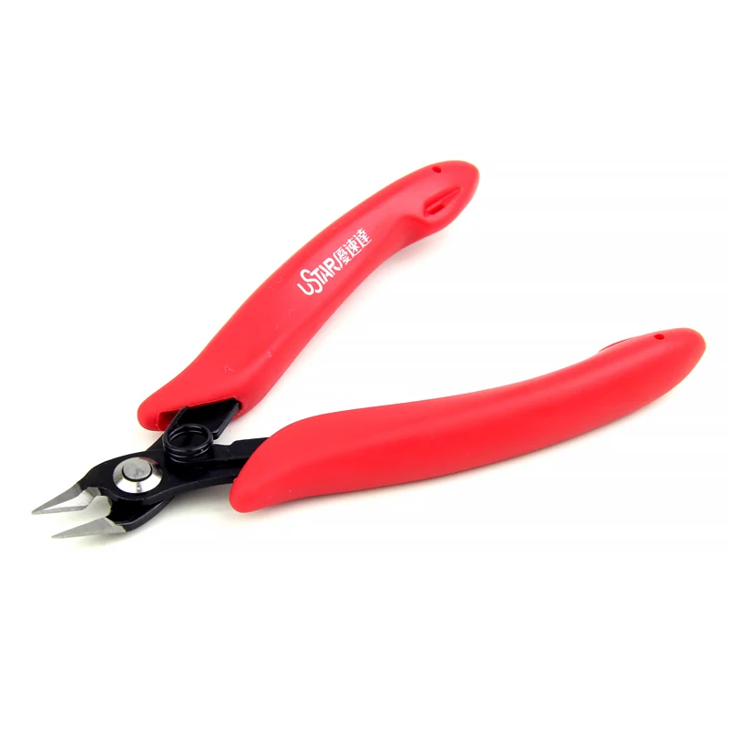 

Ustar 91370 Carbon Steel Model Nipper Cutter Plier Double Edge DIY Hobby School Stationery Arts Crafts Handicraft Making Tools