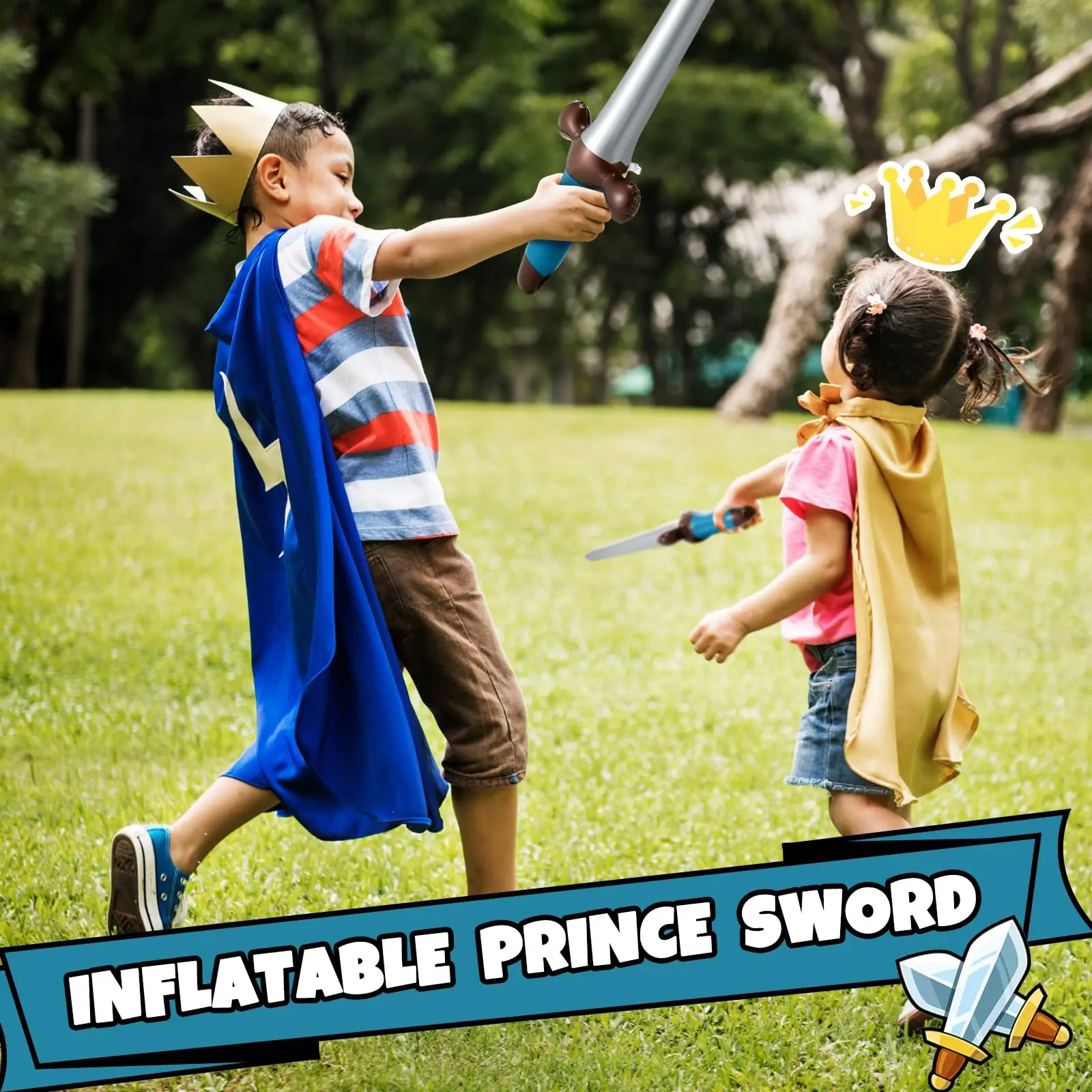 Inflatable Swords Inflatable Pirates Sword Pirate Party Favors for Theme Party Birthday Swim Pool Party Cosplay Costume Accessor