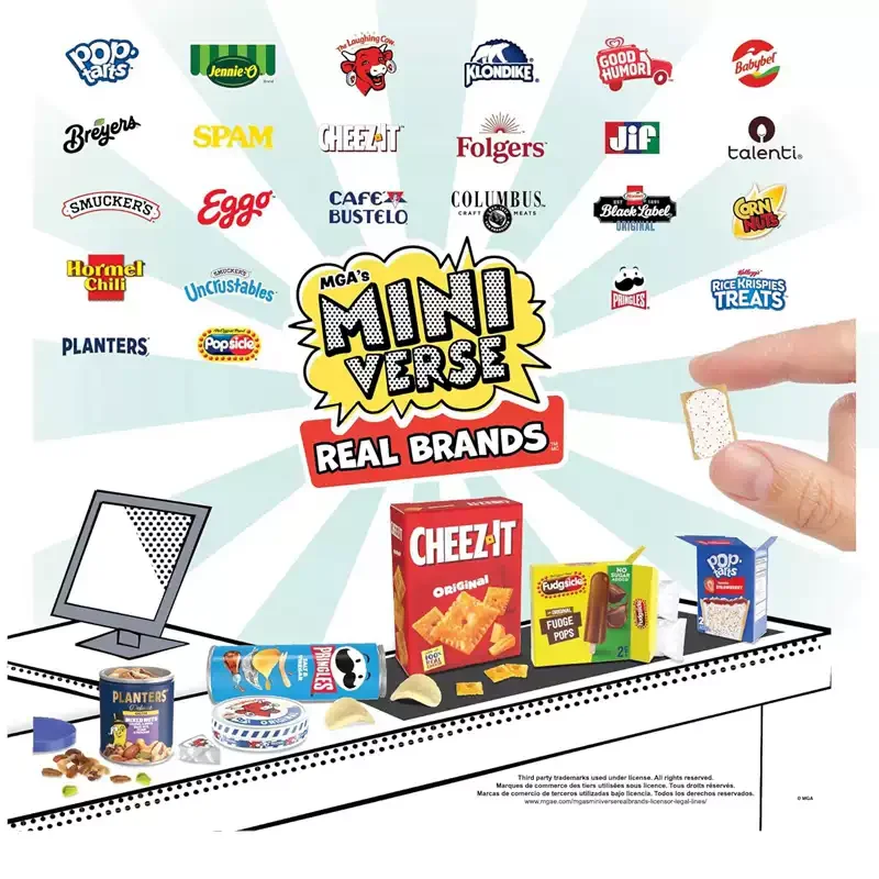 Official MGA Miniverse Mini Supermarket DIY Blind Ball–Cute Miniature Supermarket Model, Desk Display Piece and Collectible Gift