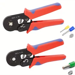 1pc Crimping Pliers, Tubular Terminal Crimping Pliers, HSC8 6-4A/0.25-10mm ², HSC8 6-6A/0.25-6mm ², High Precision Fixtures, Har