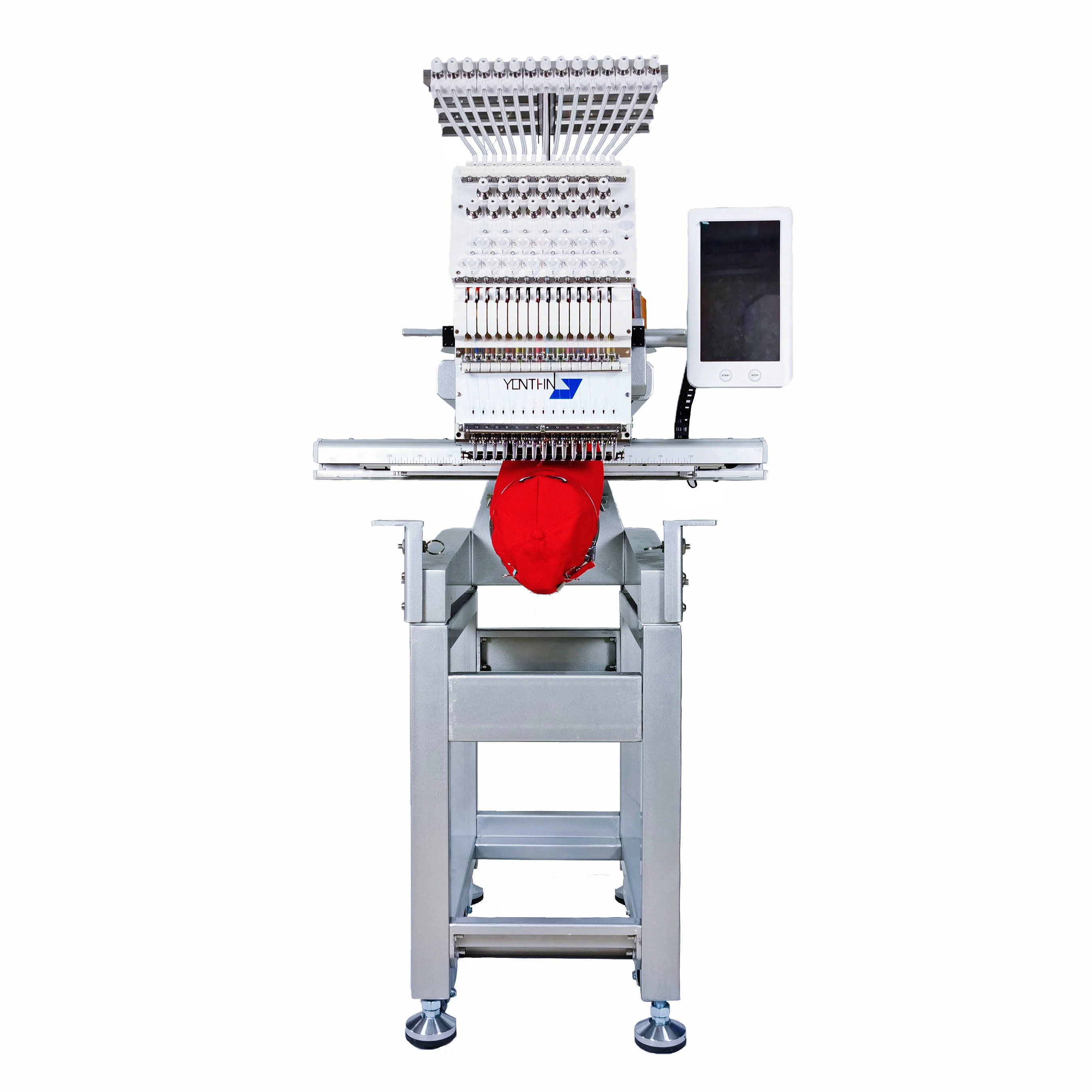 Yonthin Automatic Computerized Baseball Hat T shirt Single Head Embroidery Machine Price For Commercial