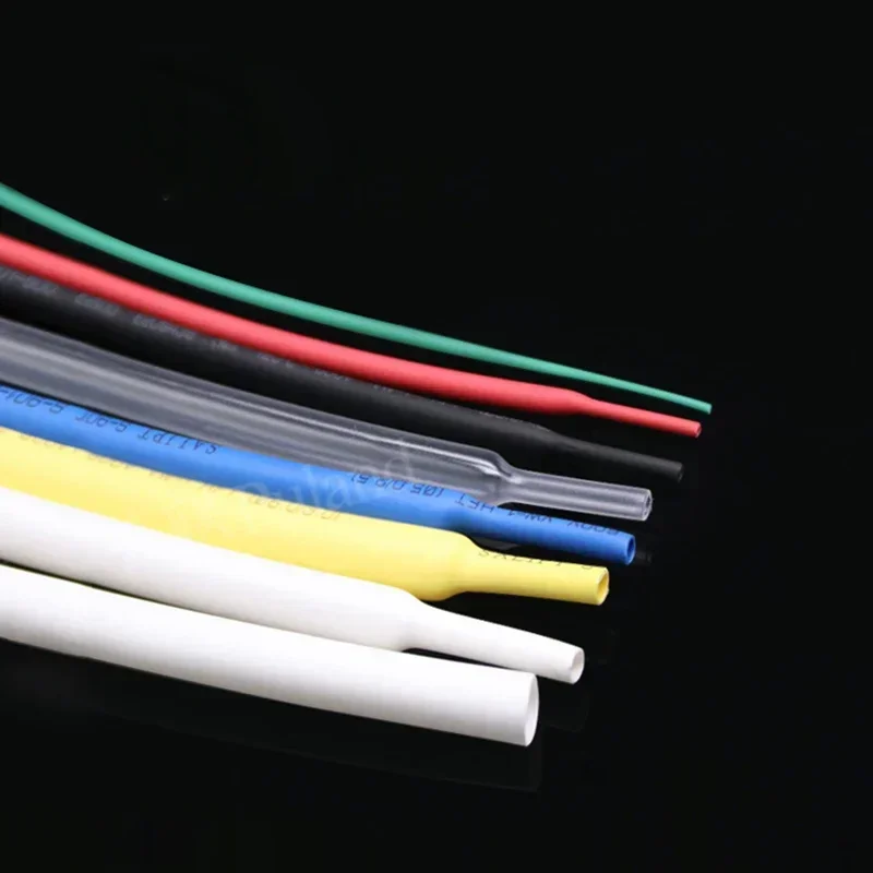 1 Meter Dia 1 2 3 4 5 6 7 8 9 10 12 14 16 20 25 30 40 50 mm Heat Shrink Tube 2:1 Polyolefin Thermal Cable Sleeve Insulated