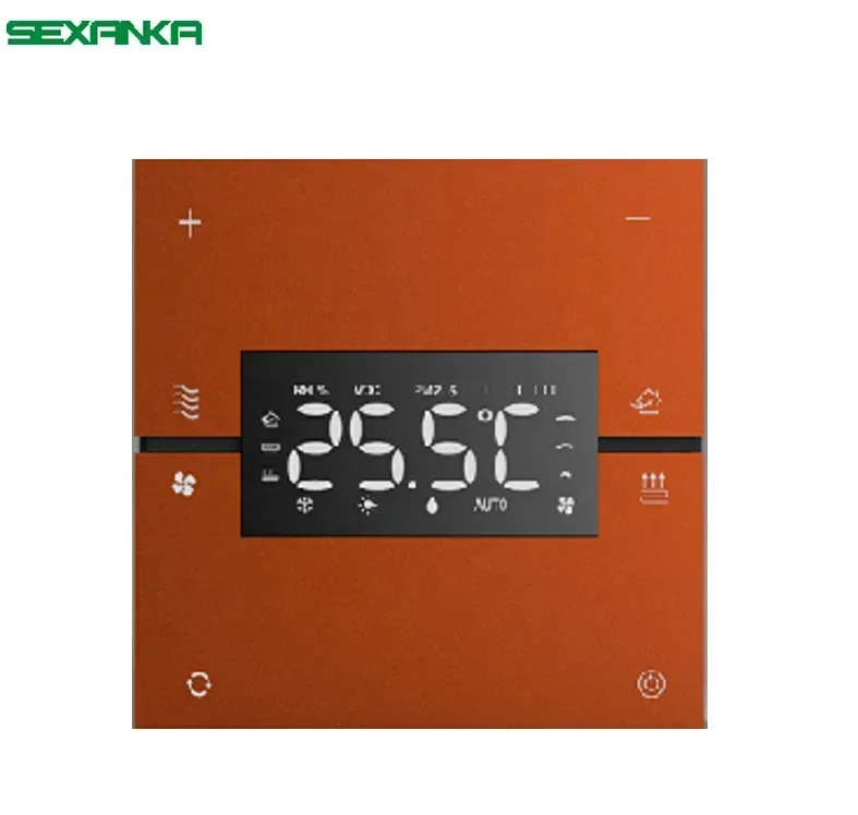 SEXANKA KNX EIB Factory Smart Home Building Automatic System Temperature Panel Smart Temperature Controller Wall Switches