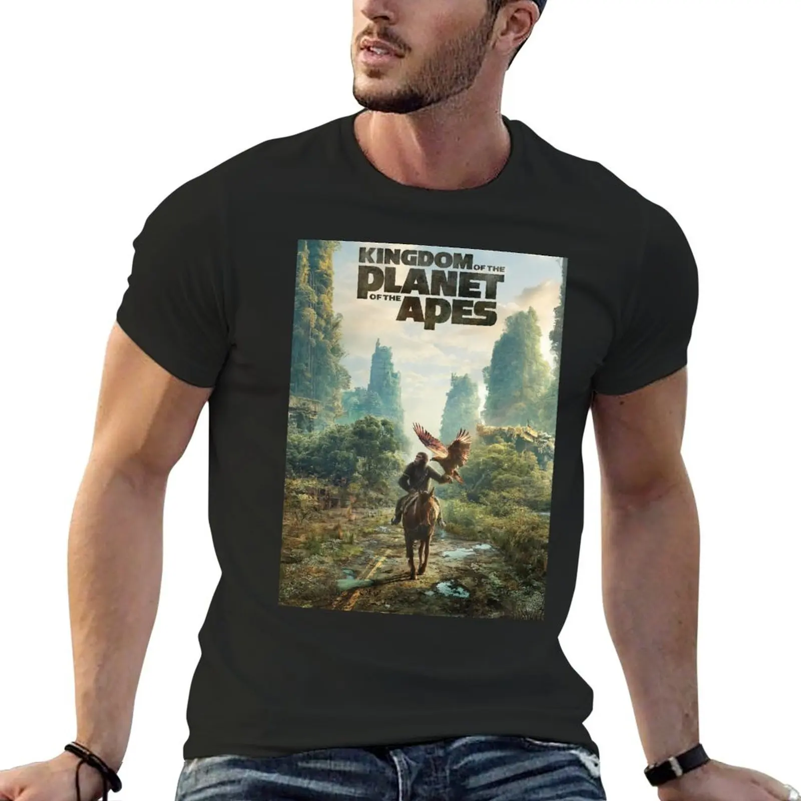 

Kingdom of the Planet of the Apes T-shirt blanks plain korean fashion mens graphic t-shirts funny