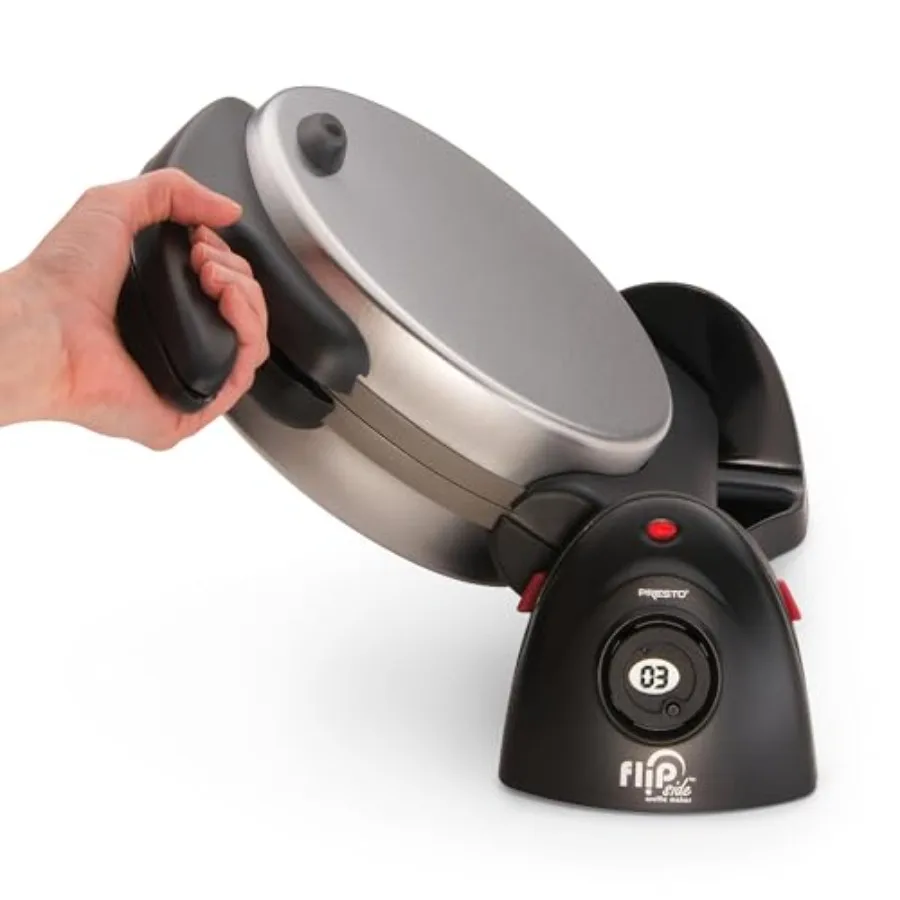 Ceramic Flipside Belgian Waffle Maker Black